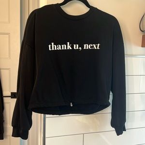 ariana grande X h&m crewneck